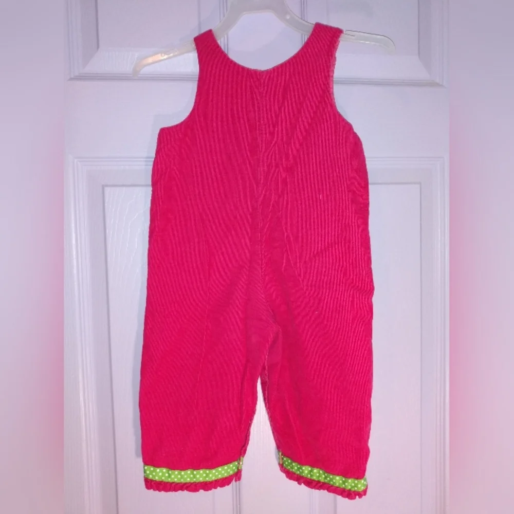 💓HP! Mulberry St. | Vtg. Girls Courdory Overalls Romper 18M